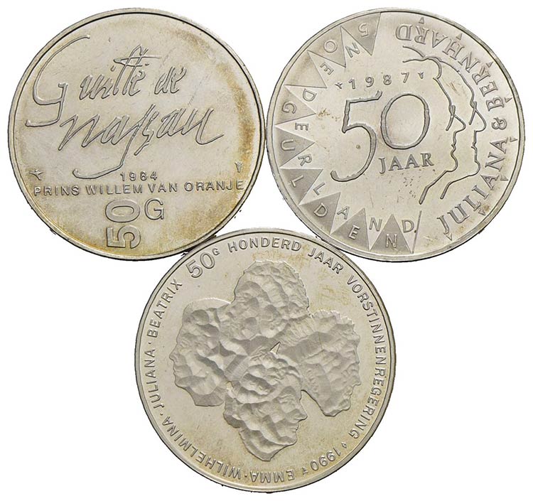 Estere - OLANDA - 50 Gulden 1984 ... 