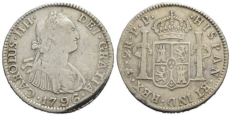 BOLIVIA - Carlo IV (1788-1808) - 2 ... 