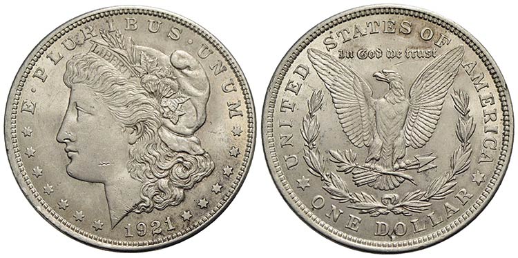 U.S.A. - Dollaro - 1921 - Morgan - ... 