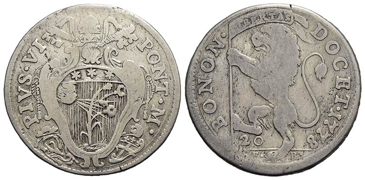 BOLOGNA - Pio VI (1775-1799) - ... 