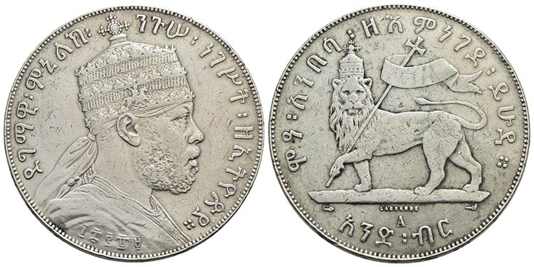 ETIOPIA - Menelik II (1889-1913) - ... 