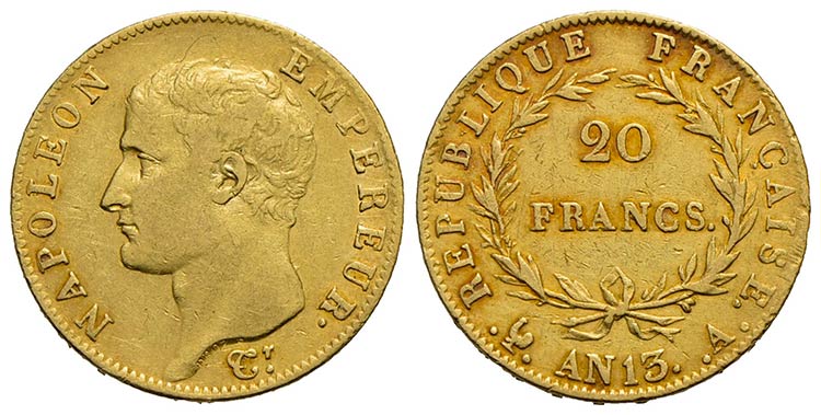 FRANCIA - Napoleone I, Imperatore ... 