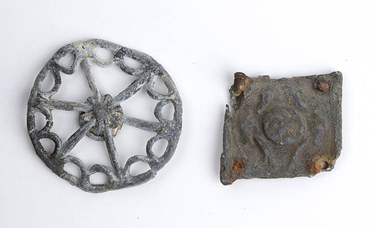 Couple of Roman Lead pieces of ... 