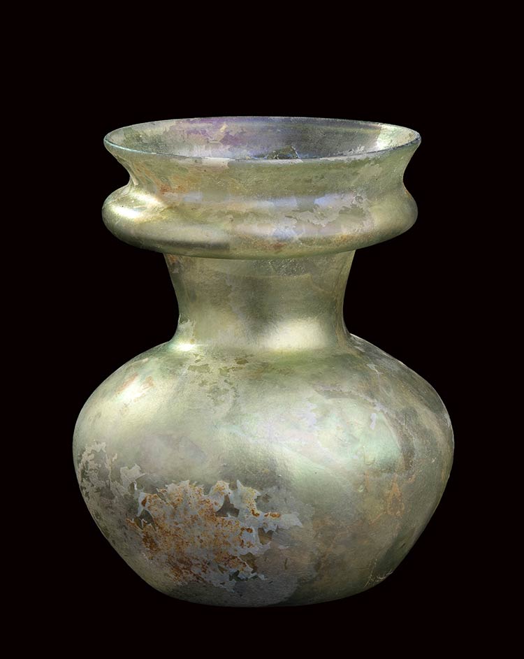Roman Glass Jar, 1st - 4th century ... 