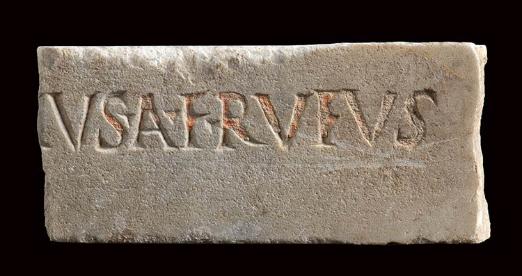 Roman Marble Inscription Slab, ... 