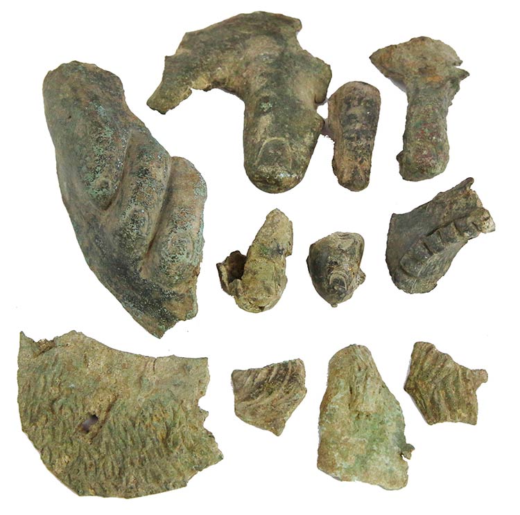 Collection of Bronze Pieces of a ... 