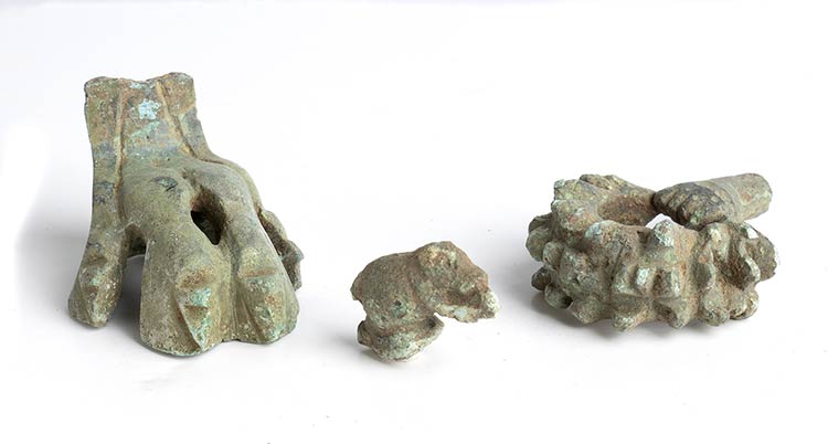 Collection of Three Roman Bronze ... 