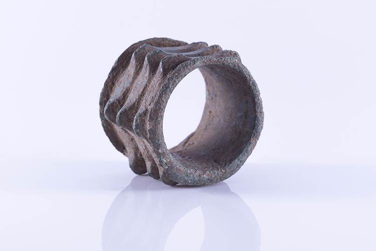 Roman Bronze Small knobbed Ring, ... 