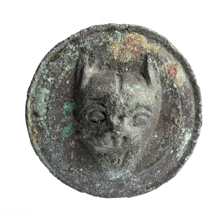 Roman Bronze Stud with Panther ... 