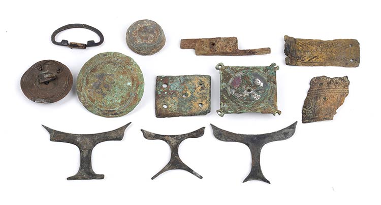Collection of Twelve Roman Bronze ... 