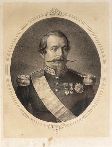Napoleon III portraitPrinted ... 
