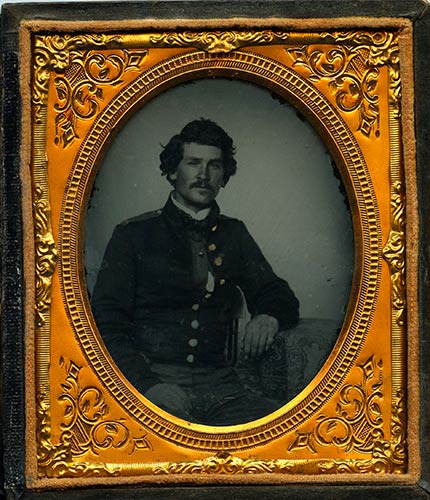 Ambrotype of a Confederate ... 