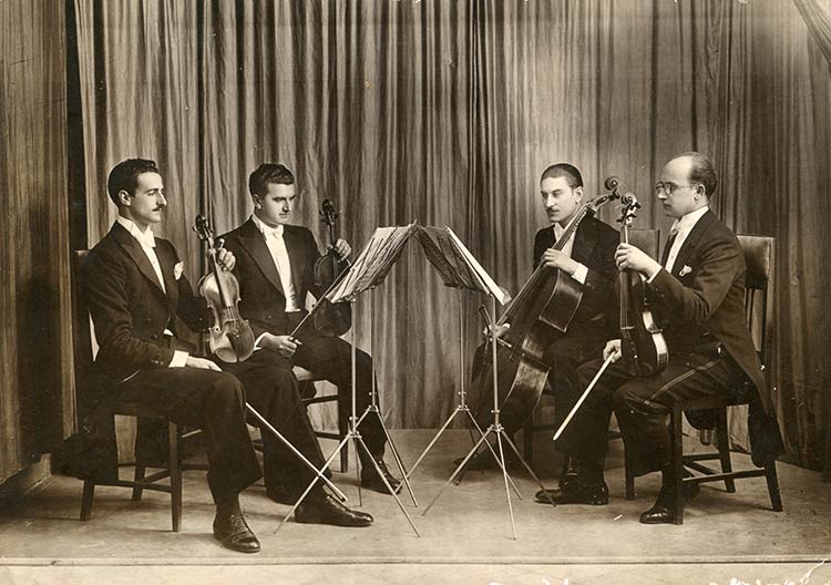 Portrait of the String quartet ... 
