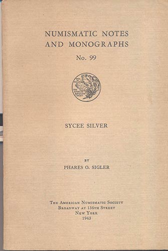 SIGLER P. O.  – Sycee silver. ... 