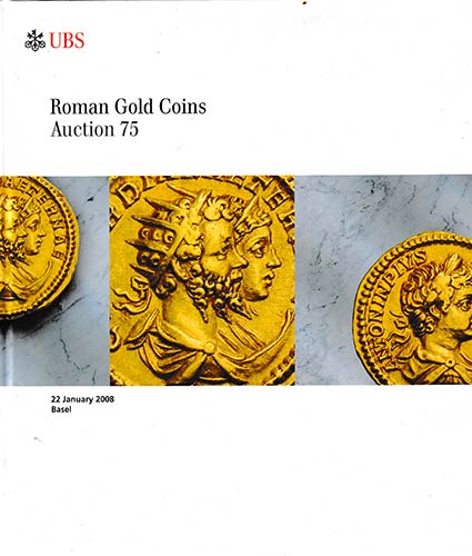 UBS, Roman Gold Coins. Auction 75. ... 