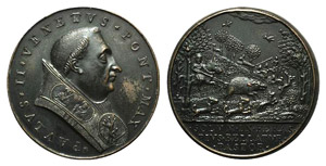 Paolo II (1464-1471). Æ Medal ... 