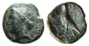 Bruttium, Laos, c. 350-300 BC. Æ ... 