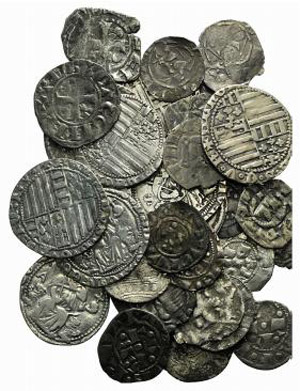 Lot of 36 AR Italian Medieval and ... 