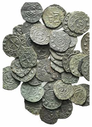 Lot of 50 BI Italian Medieval ... 
