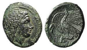 Sicily, Akragas, 287-282 BC. Æ ... 