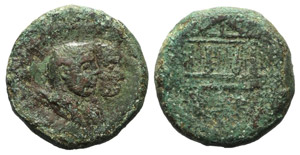 Sardinia, Caralis, c. 40 BC. Æ ... 