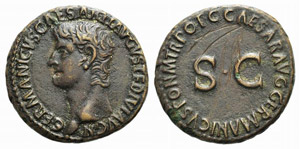 Germanicus (died AD 19). Æ As ... 