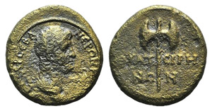 Nero (Caesar, 51-54). Lydia, ... 