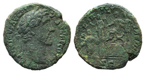 Antoninus Pius (138-161). Æ As ... 