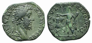 Commodus (177-192). Æ Dupondius ... 