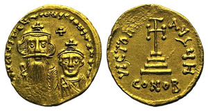 Constans II (641-668). AV Solidus ... 