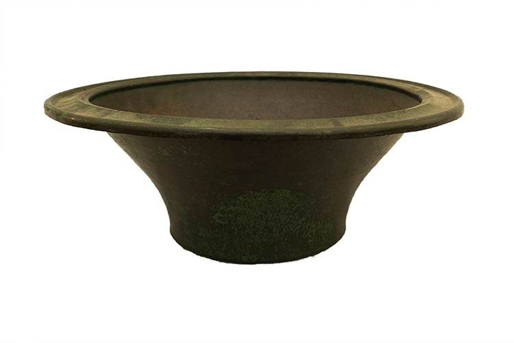 A LARGE INDONESIAN BRONZE BOWL ... 