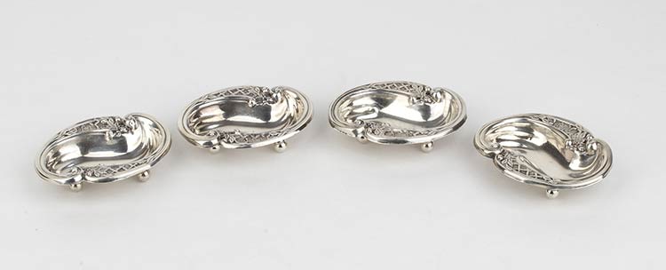 A set of four English sterling ... 