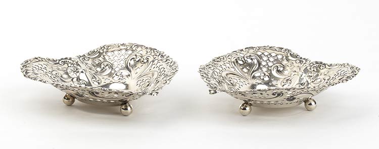 A pair of US sterling silver ... 