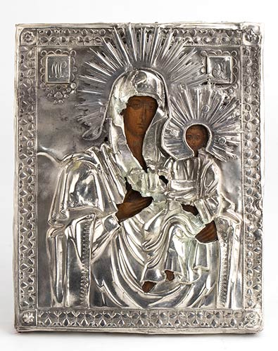 A Russian Icon of the Virgin of ... 