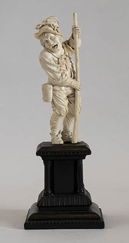 A Flemish ivory carving depicting ... 