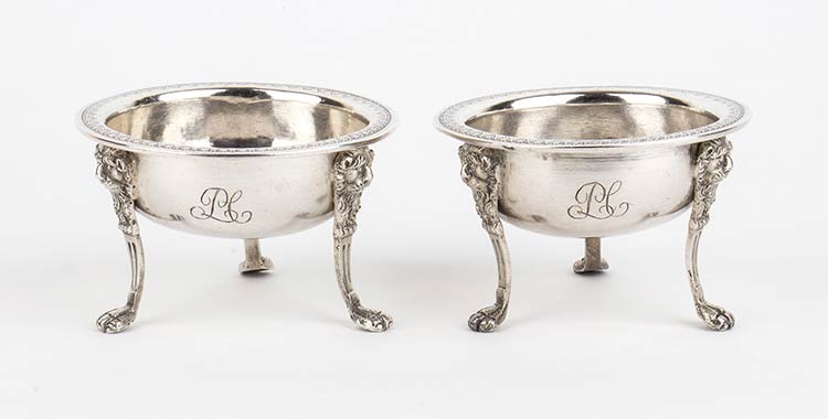 A pair of Italian silver 833/1000 ... 