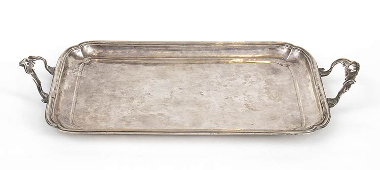 An Italian silver tray - Rome, ... 