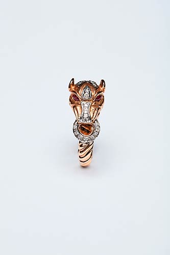 PANTHER RING  Handcrafted ring ... 