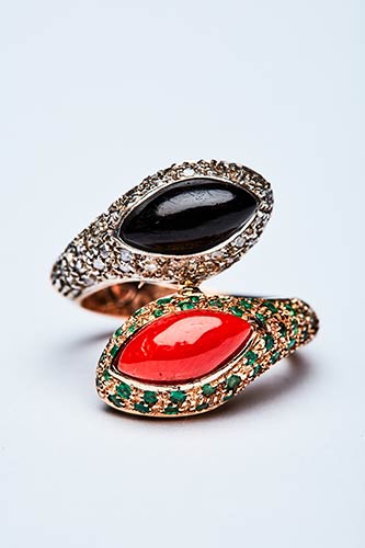 CONTRARIE SNAKE  RING  ... 