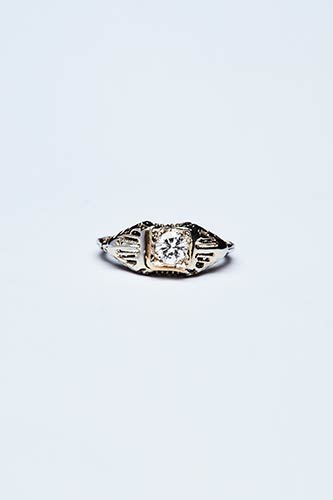RING WITH DIAMOND  Handcrafted ... 