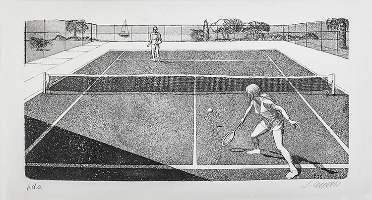 SERGIO CECCOTTI Rome, 1935  Tennis ... 