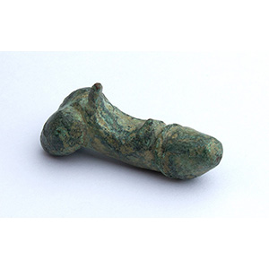 Bronze phallic amulet
1st century ... 