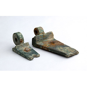 Two bronze hinges
2nd century BC - ... 