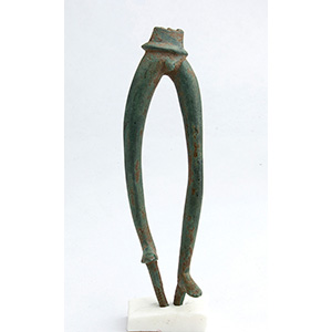 Legs of a male bronze ... 