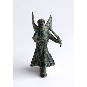 Bronze statuette of winged ... 