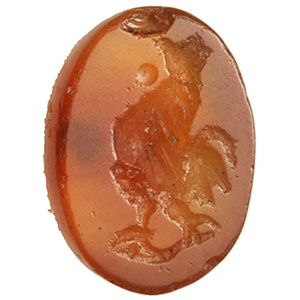 Carnelian with rooster ... 