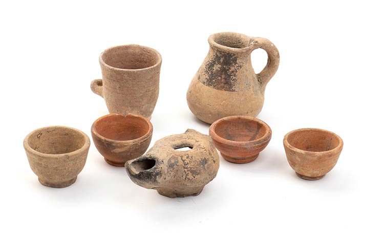 Group of Seven Etruscan, Campanian ... 
