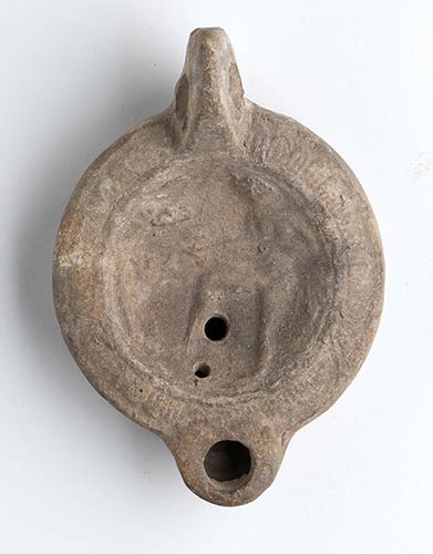 Roman Oil Lamp with Meleager and ... 