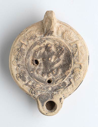 Roman Oil Lamp with Triton, 1st - ... 