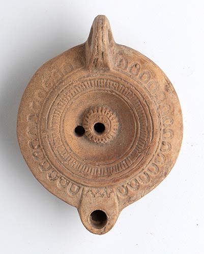 Roman Decorated Oil Lamp, 1st - ... 